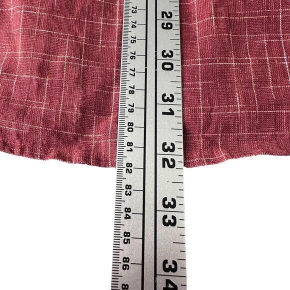 Vintage Patagonia Shirt Men’s Large Red 100% Hemp Pocket Button-Up 2006 Y2K - Picture 10 of 11